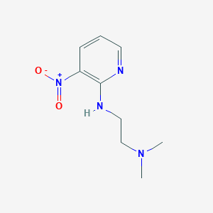 molecular formula C9H14N4O2 B183845 2-{[2-(Dimethylamino)ethyl]amino}-3-nitropyridine CAS No. 90649-23-3