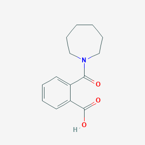 molecular formula C14H17NO3 B183848 2-(1-Azepanylcarbonyl)benzoic acid CAS No. 20320-45-0