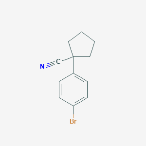 molecular formula C12H12BrN B183850 1-(4-Bromophenyl)cyclopentanecarbonitrile CAS No. 143328-19-2