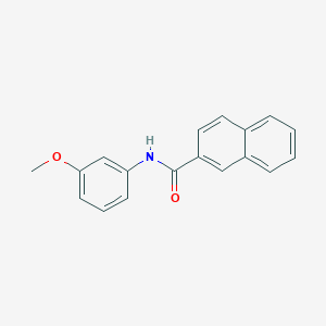 molecular formula C18H15NO2 B183855 N-(3-methoxyphenyl)naphthalene-2-carboxamide CAS No. 88606-02-4