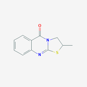 molecular formula C11H10N2OS B183861 2-methyl-2,3-dihydro-5H-[1,3]thiazolo[2,3-b]quinazolin-5-one CAS No. 16024-89-8