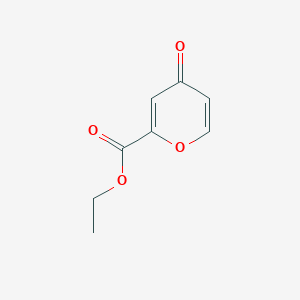 molecular formula C8H8O4 B183862 Ethyl 4-oxo-4H-pyran-2-carboxylate CAS No. 1551-45-7