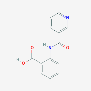 molecular formula C13H10N2O3 B183868 2-[(Pyridine-3-carbonyl)-amino]-benzoic acid CAS No. 6188-02-9
