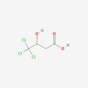 molecular formula C4H5Cl3O3 B183872 4,4,4-Trichloro-3-hydroxybutanoic acid CAS No. 13159-46-1