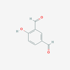 molecular formula C8H6O3 B183874 4-Hydroxyisophthalaldehyde CAS No. 3328-70-9