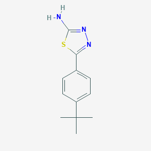 molecular formula C12H15N3S B183894 2-Amino-5-(4-tert-butylphenyl)-1,3,4-thiadiazole CAS No. 100987-04-0