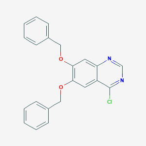 molecular formula C22H17ClN2O2 B183898 6,7-Dibenzyloxy-4-chloroquinazoline CAS No. 162363-45-3