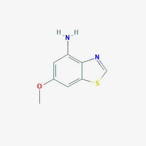 molecular formula C8H8N2OS B183903 6-Methoxy-1,3-benzothiazol-4-amine CAS No. 58249-74-4