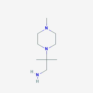 2-Methyl-2-(4-methylpiperazin-1-yl)propan-1-amine
