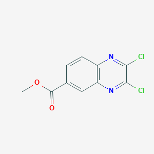 molecular formula C10H6Cl2N2O2 B183922 Methyl 2,3-dichloroquinoxaline-6-carboxylate CAS No. 108258-54-4