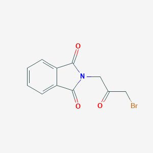 molecular formula C11H8BrNO3 B183943 2-(3-溴-2-氧代丙基)异吲哚啉-1,3-二酮 CAS No. 6284-26-0
