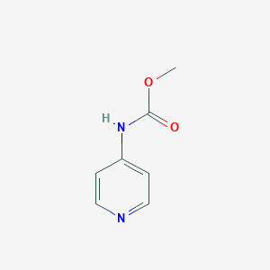 molecular formula C7H8N2O2 B183944 Carbamic acid, 4-pyridinyl-, methyl ester CAS No. 79546-31-9