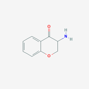 molecular formula C9H9NO2 B183947 4H-1-Benzopyran-4-one, 3-amino-2,3-dihydro- CAS No. 20811-42-1