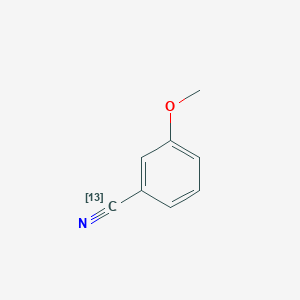 molecular formula C8H7NO B183948 3-methoxybenzonitrile-Cyano-13c CAS No. 159528-75-3
