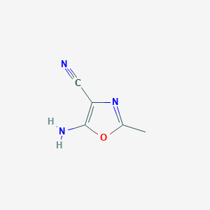 molecular formula C5H5N3O B183949 5-Amino-2-methyloxazole-4-carbonitrile CAS No. 5098-16-8