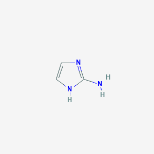 molecular formula C3H5N3 B183950 1H-咪唑-2-胺 CAS No. 7720-39-0