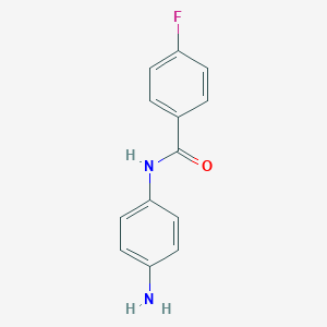 molecular formula C13H11FN2O B183957 N-(4-Aminophenyl)-4-fluorobenzamide CAS No. 186544-90-1