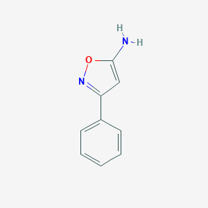 molecular formula C9H8N2O B183965 5-Amino-3-phenylisoxazole CAS No. 4369-55-5