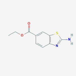 molecular formula C10H10N2O2S B183968 2-氨基-1,3-苯并噻唑-6-羧酸乙酯 CAS No. 50850-93-6
