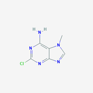 molecular formula C6H6ClN5 B183983 2-chloro-7-methyl-7H-purin-6-amine CAS No. 5453-10-1