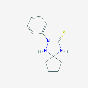 2-Phenyl-1,2,4-triazaspiro[4.4]nonane-3-thione