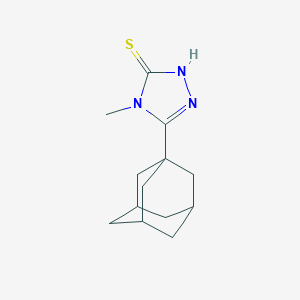 molecular formula C13H19N3S B183990 3-(1-Adamantyl)-4-methyl-5-mercapto-1,2,4-triazole CAS No. 139158-24-0