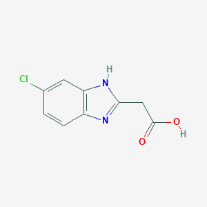 molecular formula C9H7ClN2O2 B183991 (5-Chloro-1H-benzimidazol-2-yl)acetic acid CAS No. 53350-32-6