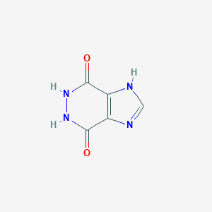 molecular formula C5H4N4O2 B184001 5,6-dihydro-1H-imidazo[4,5-d]pyridazine-4,7-dione CAS No. 6293-09-0