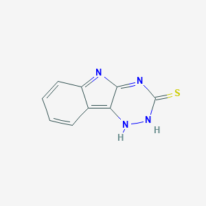 molecular formula C9H6N4S B184002 5H-[1,2,4]triazino[5,6-b]indole-3-thiol CAS No. 28668-95-3
