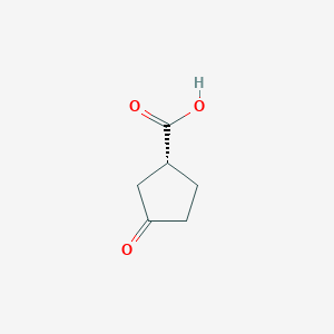 molecular formula C6H8O3 B184012 (R)-3-Oxocyclopentanecarboxylic acid CAS No. 13012-38-9