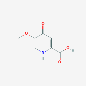 molecular formula C7H7NO4 B184041 4-Hydroxy-5-methoxy-2-pyridinecarboxylic acid CAS No. 51727-04-9