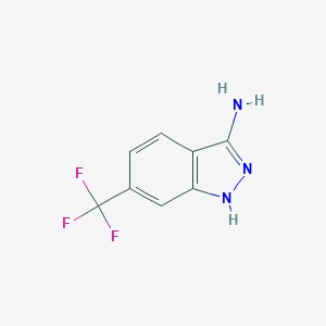 molecular formula C8H6F3N3 B184047 6-(Trifluoromethyl)-1h-indazol-3-amine CAS No. 2250-55-7