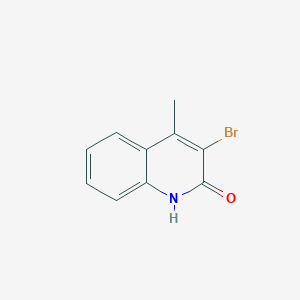 molecular formula C10H8BrNO B184049 3-bromo-4-methylquinolin-2(1H)-one CAS No. 37778-22-6