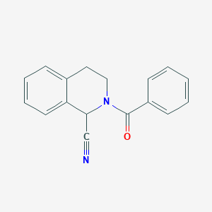 2-benzoyl-3,4-dihydro-1H-isoquinoline-1-carbonitrile