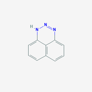 molecular formula C10H7N3 B184064 1H-Naphtho[1,8-de][1,2,3]triazine CAS No. 204-03-5