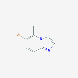 molecular formula C8H7BrN2 B184065 6-Bromo-5-methylimidazo[1,2-a]pyridine CAS No. 116355-19-2