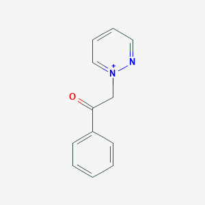 molecular formula C12H11N2O+ B184066 Pyridazinium, 1-(2-oxo-2-phenylethyl)- CAS No. 785713-67-9