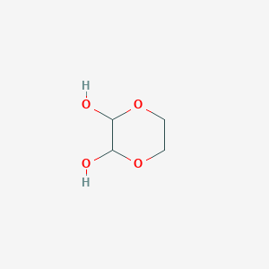 molecular formula C4H8O4 B184068 1,4-Dioxane-2,3-diol CAS No. 4845-50-5