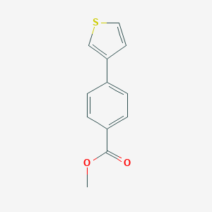 molecular formula C12H10O2S B184074 Methyl 4-(3-thienyl)benzoate CAS No. 20608-91-7