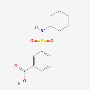 3-(Cyclohexylsulfamoyl)benzoic acid