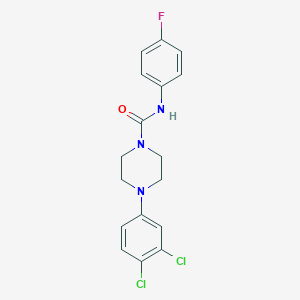 1-Piperazinecarboxamide, 4-(3,4-dichlorophenyl)-N-(4-fluorophenyl)-