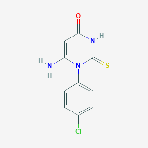 6-Amino-1-(4-chlorophenyl)-2-thioxo-2,3-dihydro-4(1H)-pyrimidinone