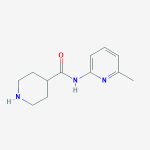 N-(6-methylpyridin-2-yl)piperidine-4-carboxamide