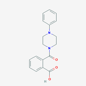 2-(4-Phenylpiperazine-1-carbonyl)benzoic acid