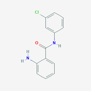 molecular formula C13H11ClN2O B184141 2-amino-N-(3-chlorophenyl)benzamide CAS No. 22312-61-4