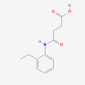 molecular formula C12H15NO3 B184142 4-[(2-Ethylphenyl)amino]-4-oxobutanoic acid CAS No. 401629-43-4
