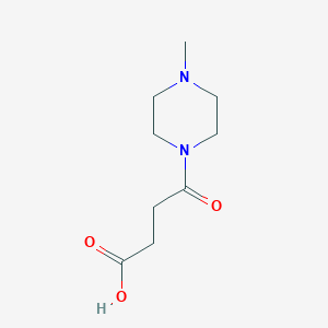 molecular formula C9H16N2O3 B184145 4-(4-Methylpiperazin-1-yl)-4-oxobutanoic acid CAS No. 72547-44-5