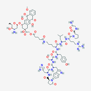 molecular formula C91H117N19O26 B184151 Zoptarelin Doxorubicin CAS No. 139570-93-7