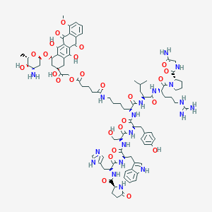 molecular formula C91H117N19O26 B184151 Zoptarelin doxorubicin CAS No. 139570-93-7