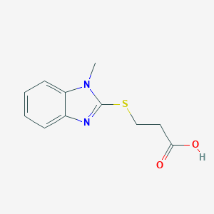 3-(1-Methyl-1H-benzoimidazol-2-ylsulfanyl)-propionic acid